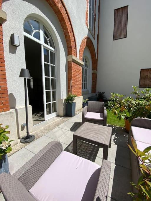 Studio Terrasse, Ancienne Maison De Champagne Reims Exteriör bild